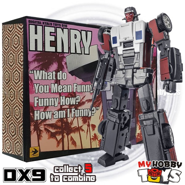 In Hand DX9 toy D-16 Henry G1 Menasor WILDRIDER Henry D16 Toys Hero 
