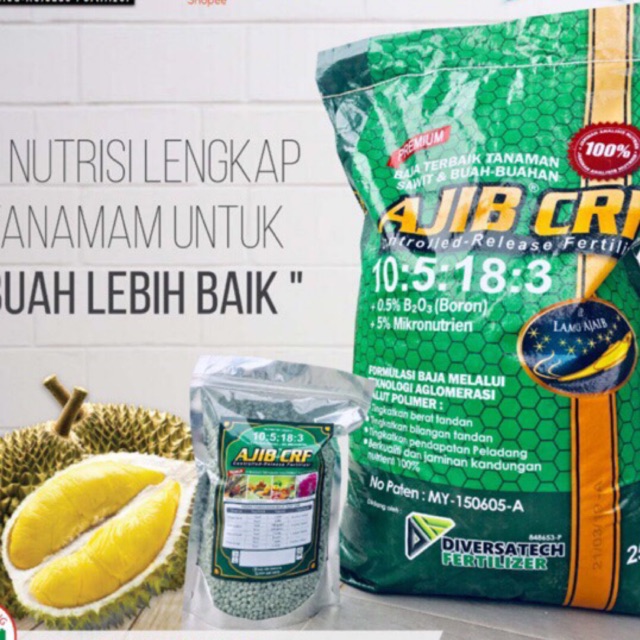 Baja Organik Terbaik Untuk Pokok Durian