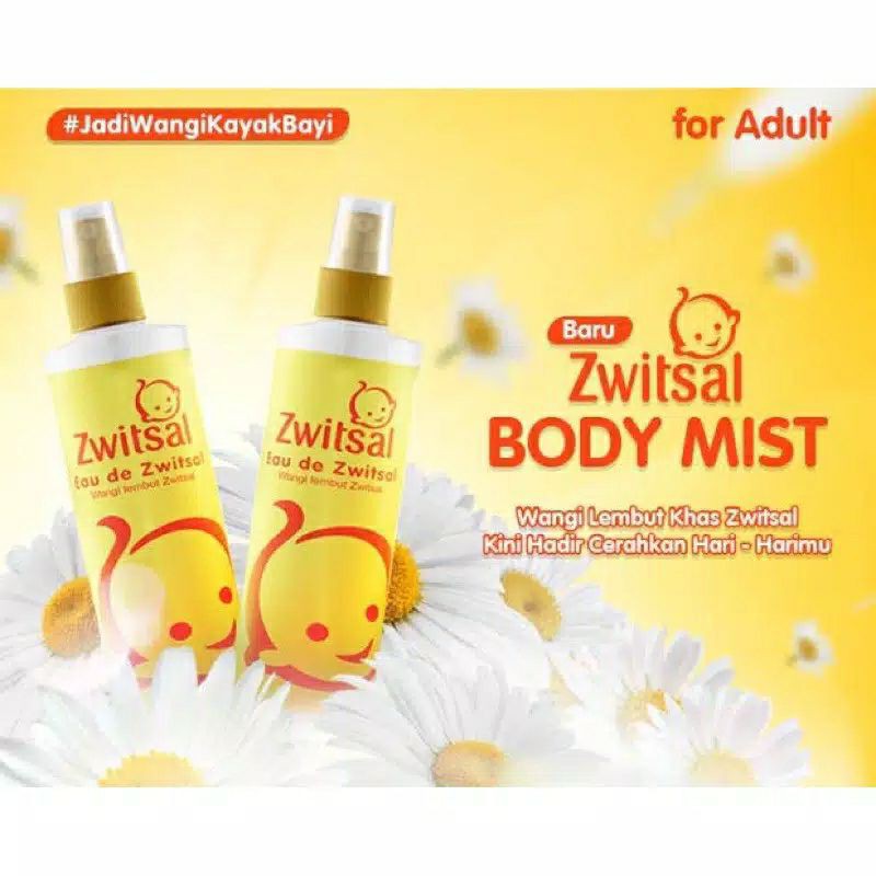 zwitsal eau de toilette body mist 100ml
