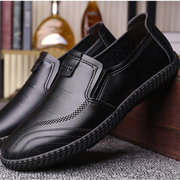 FASHIONALLEY Men's Classic Formal Leather Shoes