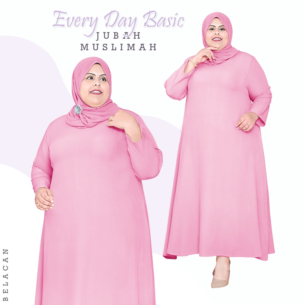 ? Plus Size ? Everyday Basic Jubah Muslimah by Style Inn Muslimah