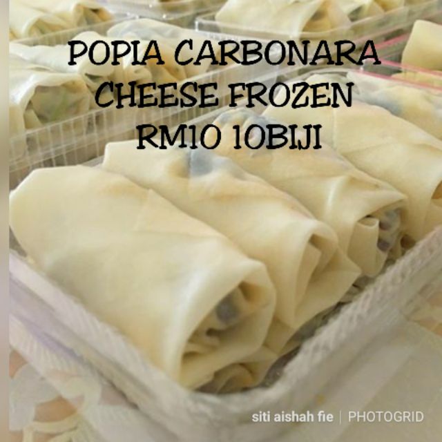 Popia Carbonara Cheese Frozen Atau Goreng Shopee Malaysia