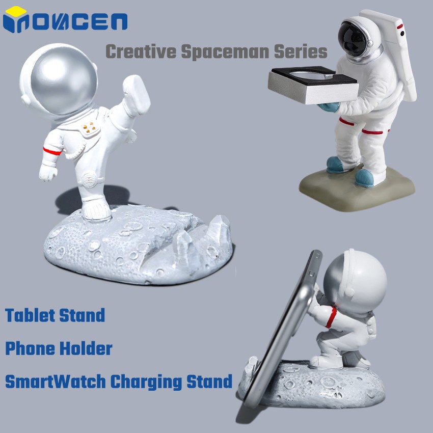 INOVAGEN Spaceman Desk Phone Holder Tablet Stand Desktop For SmartWatch Charging Stand Holder Desktop Accessories