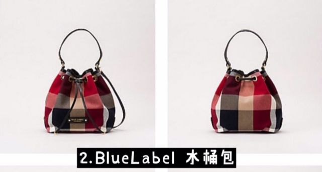 blue label handbag