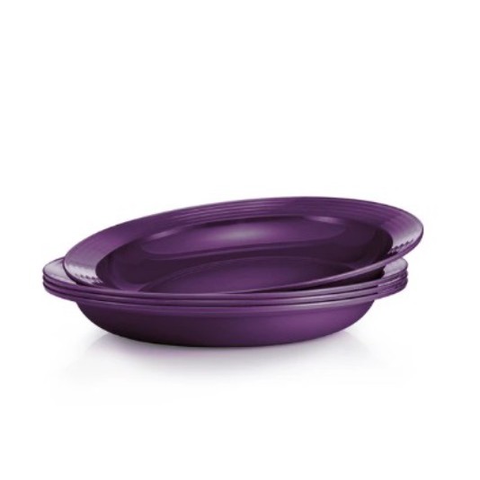 Tupperware Plates (4pcs) Microwaveable