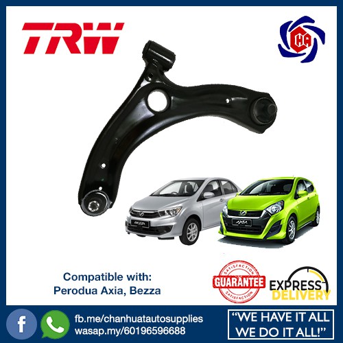 Perodua Axia Bezza TRW Front Lower Arm Control Arms 