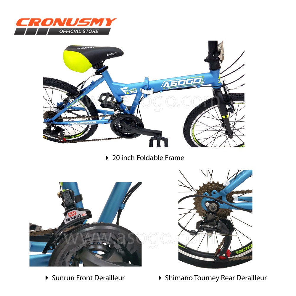 asogo folding bike