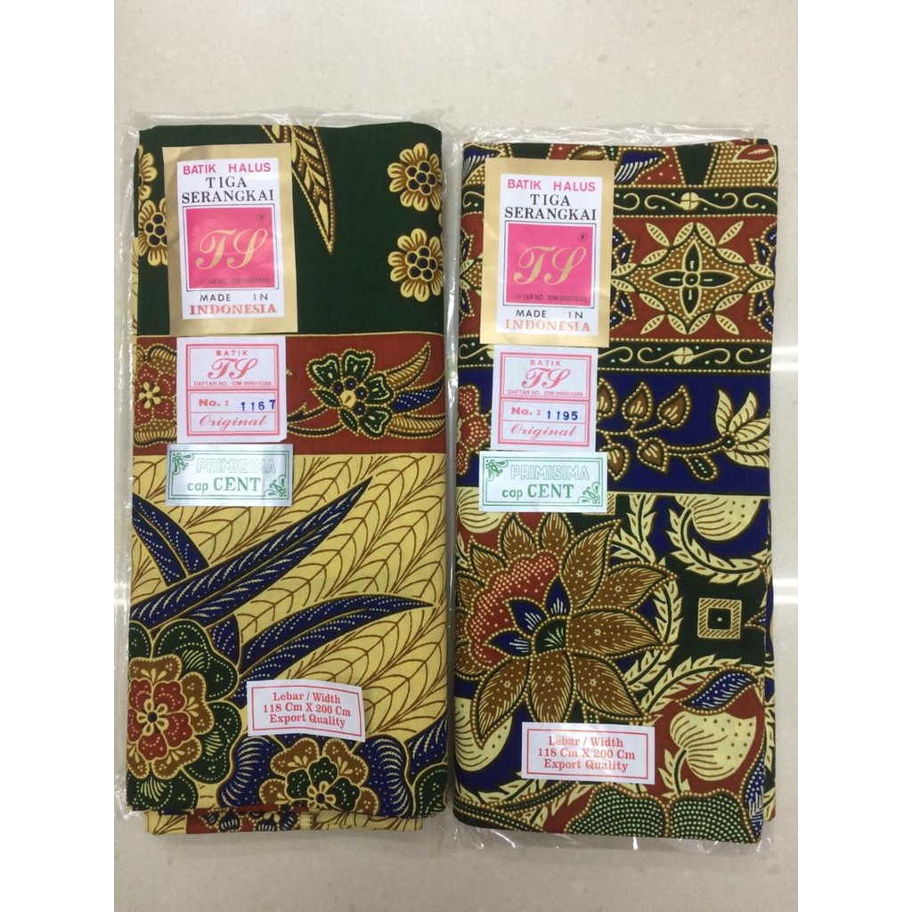 KAIN BATIK HALUS ORIGINAL INDONESIA JAWA BELUM JAHIT 