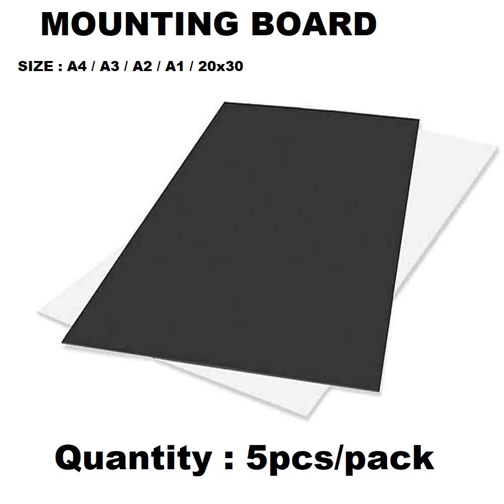 Mounting Board (5pcs/pack) A4/A3/A2/A1/20x30 Shopee Malaysia