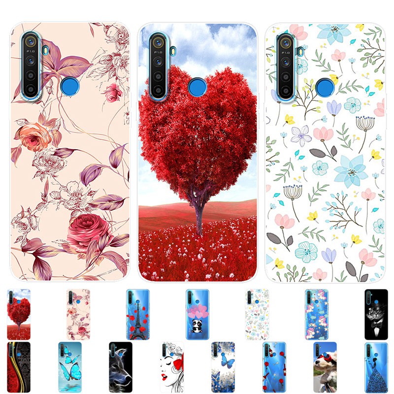Realme 5i Case Silicone TPU Protective Cartoon Back Cover OPPO Realme 5i 5 i Realme5i Case Soft