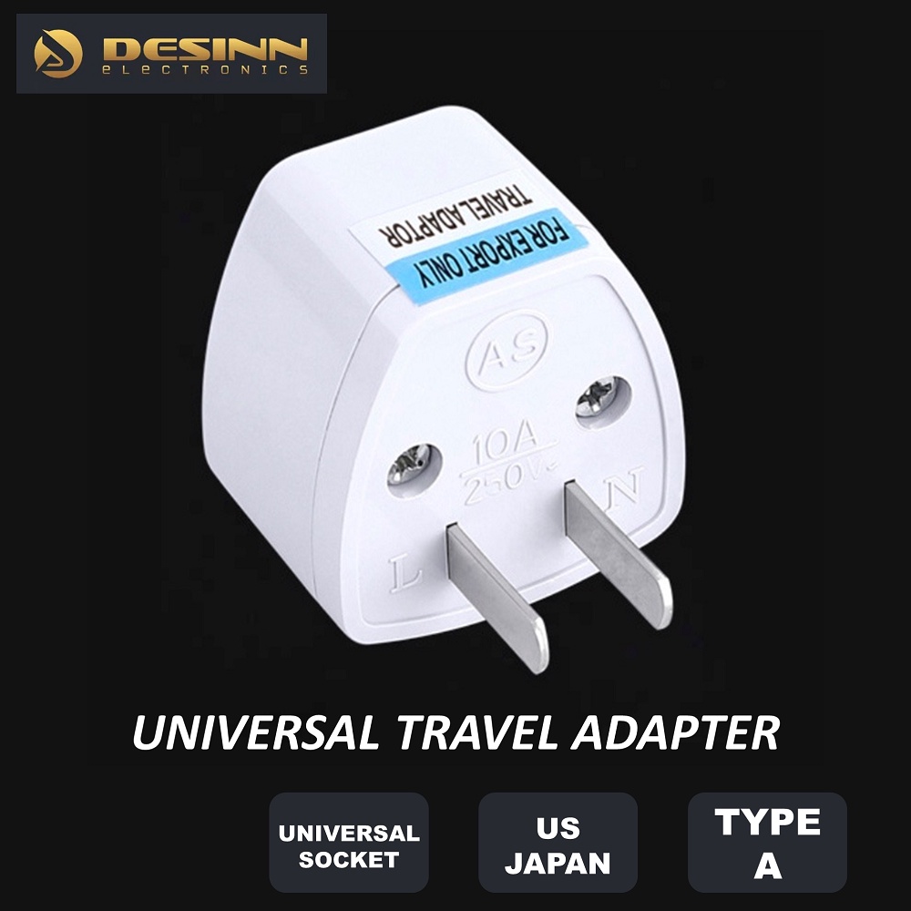 Universal Socket Travel Plug Type A Adapter Input Wall Socket US Japan