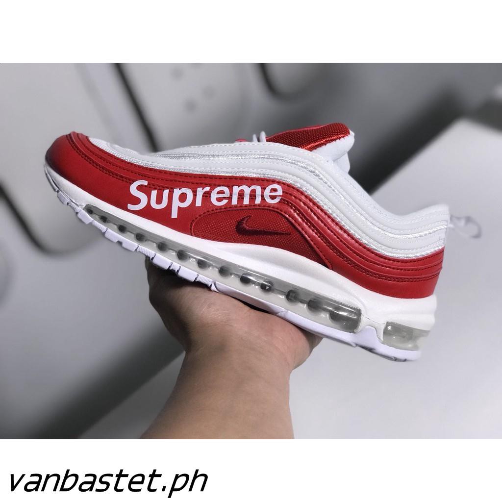 Político Imaginativo acero Promotion Model Nike Air Max 97 OG X Supreme White Red Color for Men /  Women | Shopee Malaysia