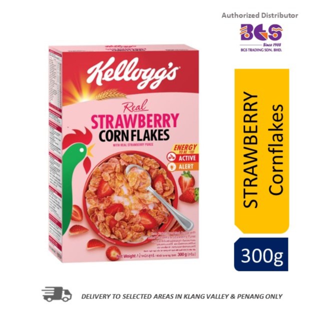 Kellogg's Corn Flakes Strawberry (300g) | Shopee Malaysia