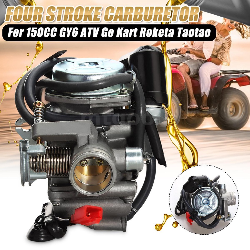 GY6 150CC SCOOTER Moped Carburetor CARB ATV Gokart Roketa Taotao Chinese Sunl US - Foto 4