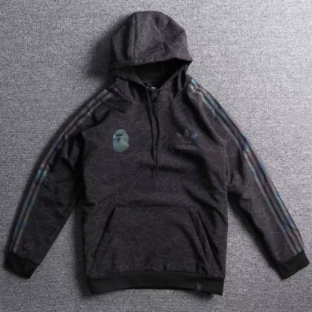 Original adidas x Bape tech hoodie black