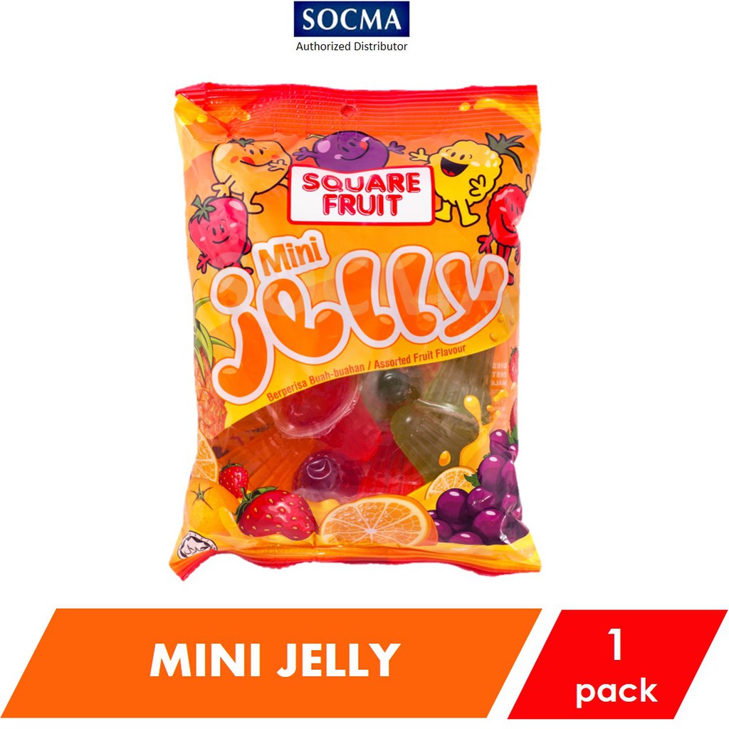 Square Fruit Mini Jelly @1 | Shopee Malaysia