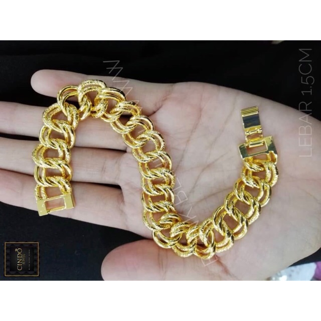 Gelang Coco  Emas  Korea L1 5CM Cop916 ReadyStok Shopee 