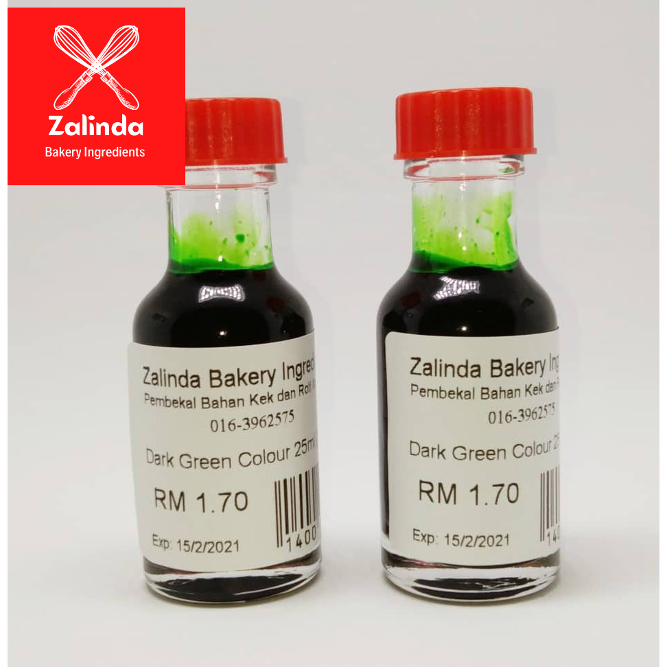 Dark Green Food Colouring 25ml (35gm) Shopee Malaysia