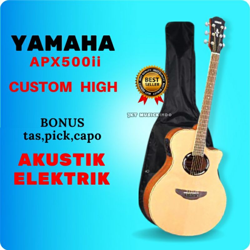 Yamaha APX500ii Acoustic Guitar custom high Quality Shopee Malaysia