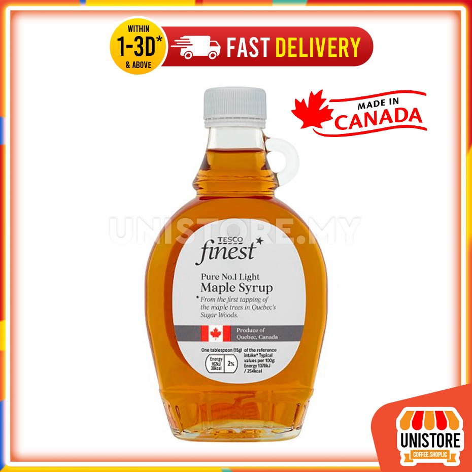 Tesco Finest Maple Syrup 330g Shopee Malaysia