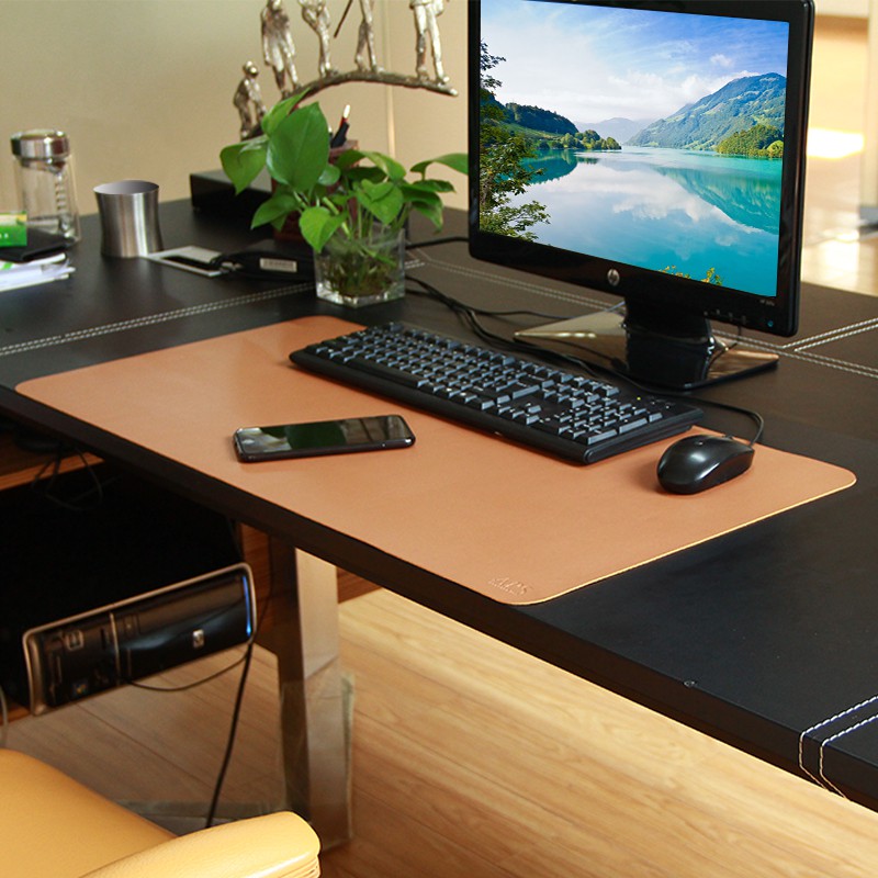 Leather Writing Pad Writing Board Executive Desk Mat Desk Desk