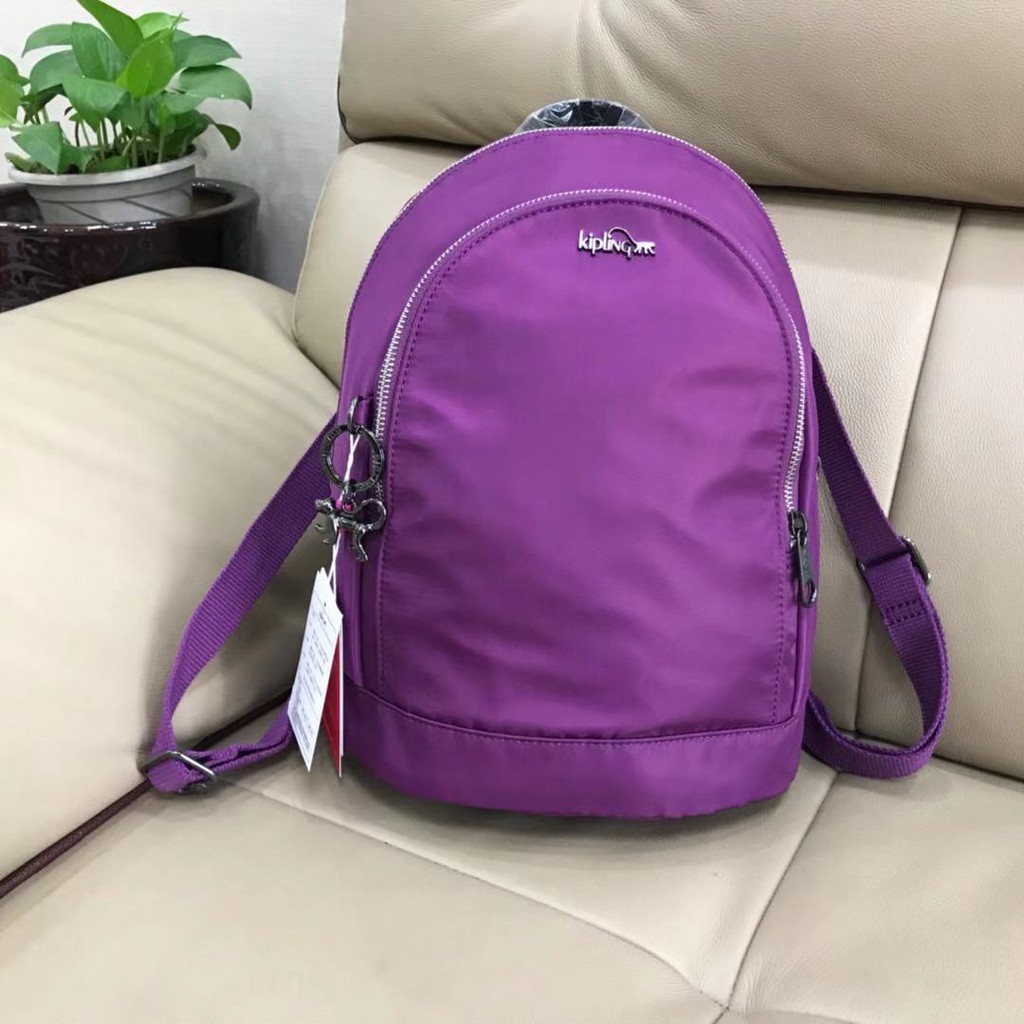 kipling backpack purple