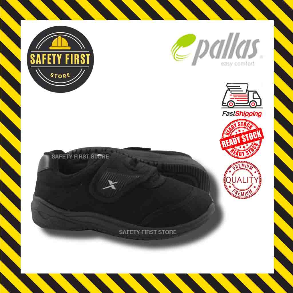 Pallas X Series School Shoe Single Velcro Strap Px25 107 Bk Shopee