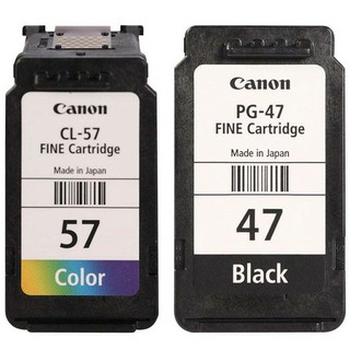 CANON PG-47/CL-57/CL-57S BLACK/COLOR FINE INK CARTRIDGE ...