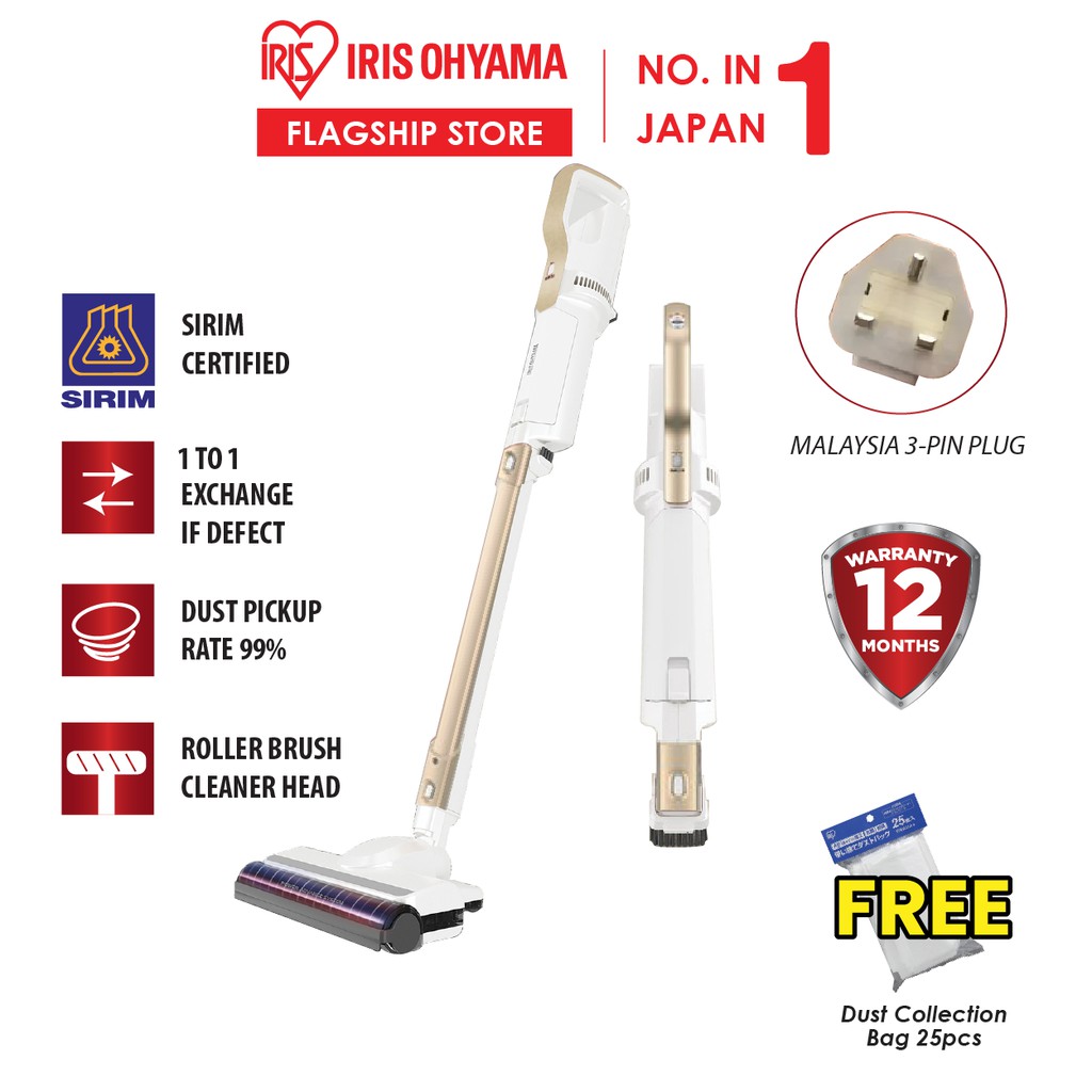 Iris Ohyama Motorized Auto Roller Cordless Vacuum Cleaner Ic Sldcp6 Shopee Malaysia