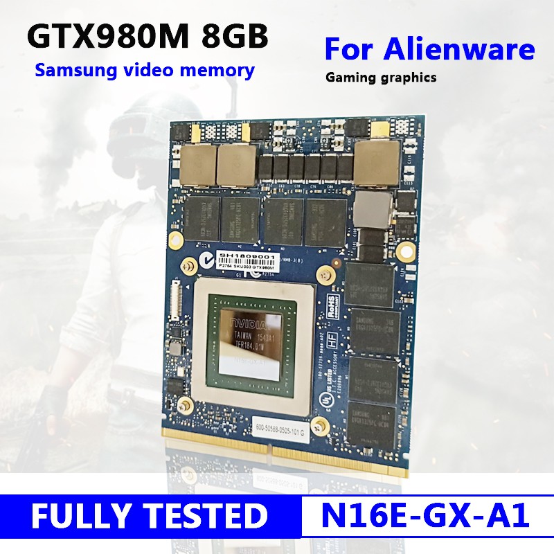 Nobebook Nvidia Geforce Gtx 980m Graphics Gpu Card Mxm N16e Gx A1 8gb Ddr5 Shopee Malaysia