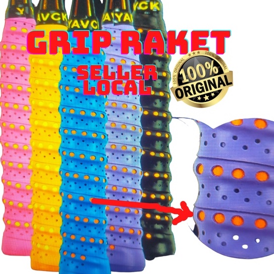 Grip Tape Badminton Racket anti licin/Berkualiti/elastik/selesa