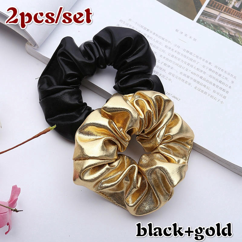 black and gold hair accessories