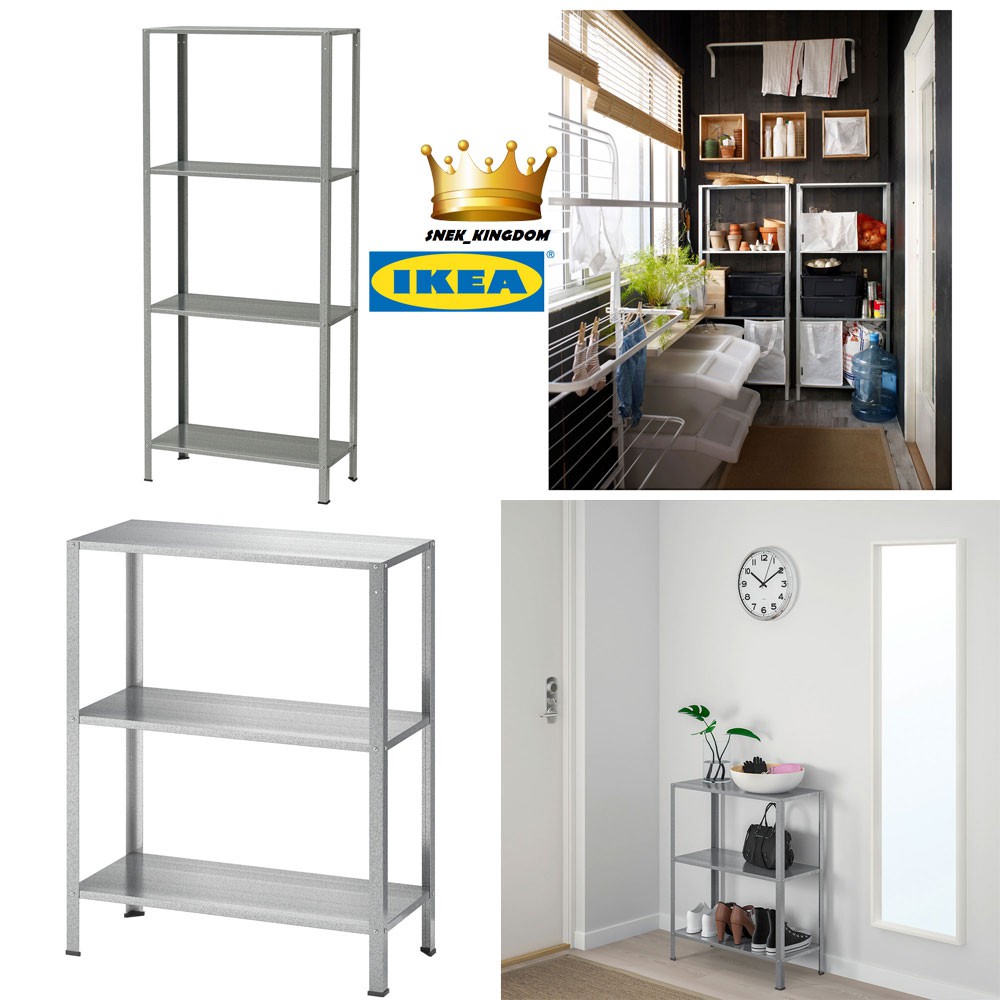  Ikea  Rak  Serbaguna Hyllis 4 Tier Rack Multipurpose Shelf 