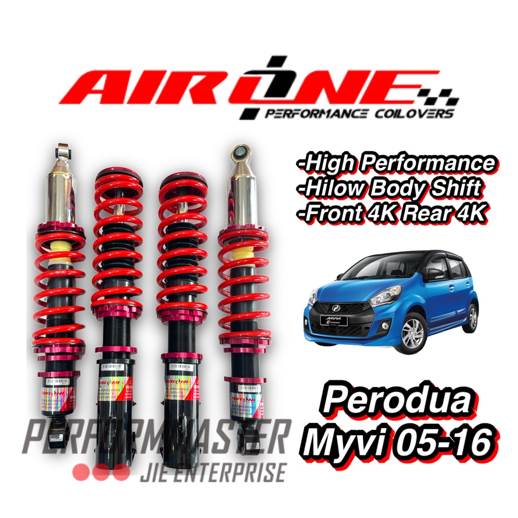 AIRONE Perodua Myvi 0516 Hilow Body Shift Adjustable Suspension HLBS