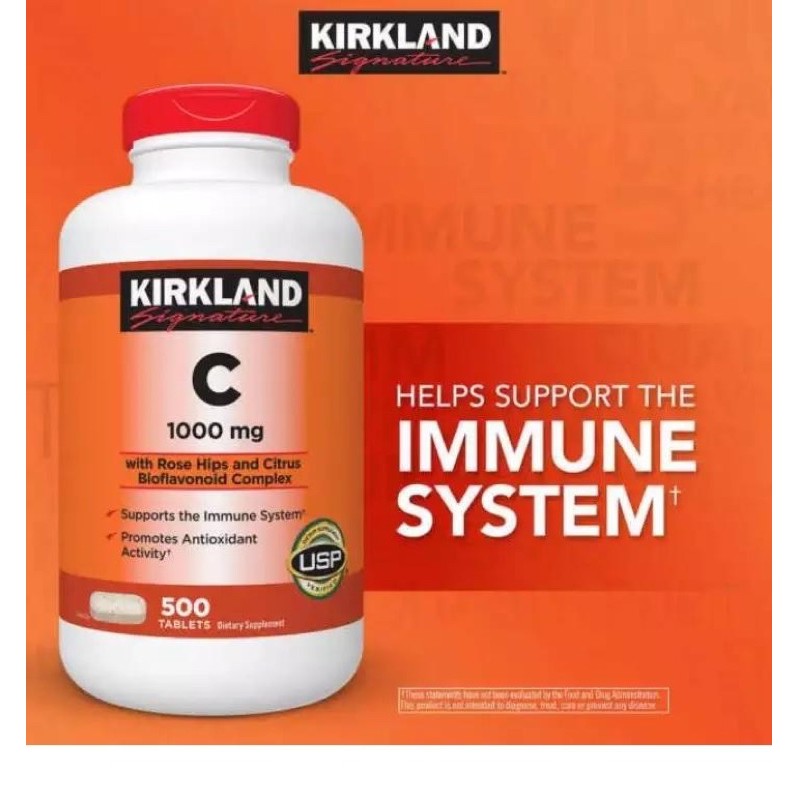 Buy Kirkland Signature Vitamin C 1000mg 500 Tablets Seetracker Malaysia