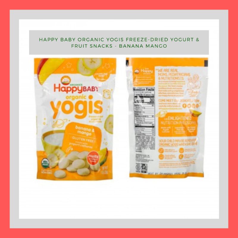 Happy Baby Organic Yogurt Snacks - Prices and Promotions - Oct 2022 |  Shopee Malaysia