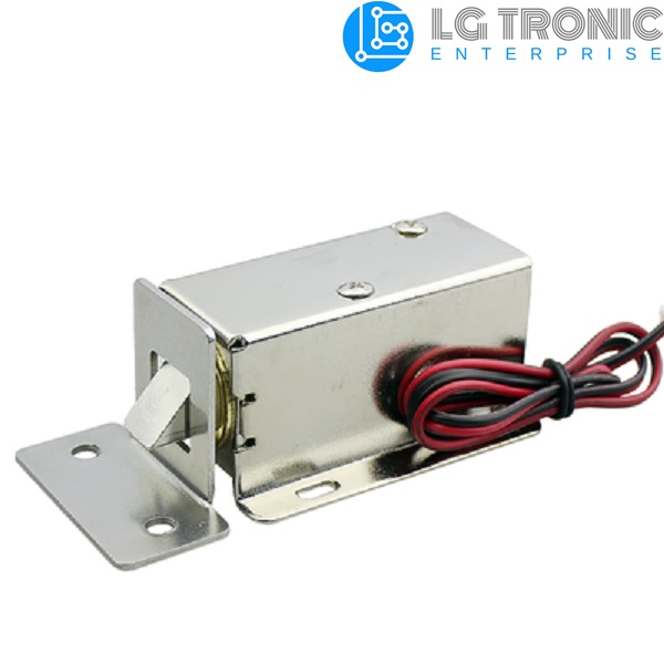 DC 12V Electric Solenoid Lock for Auto Door Drawer, come with FREE HOOK!! Shopee Malaysia