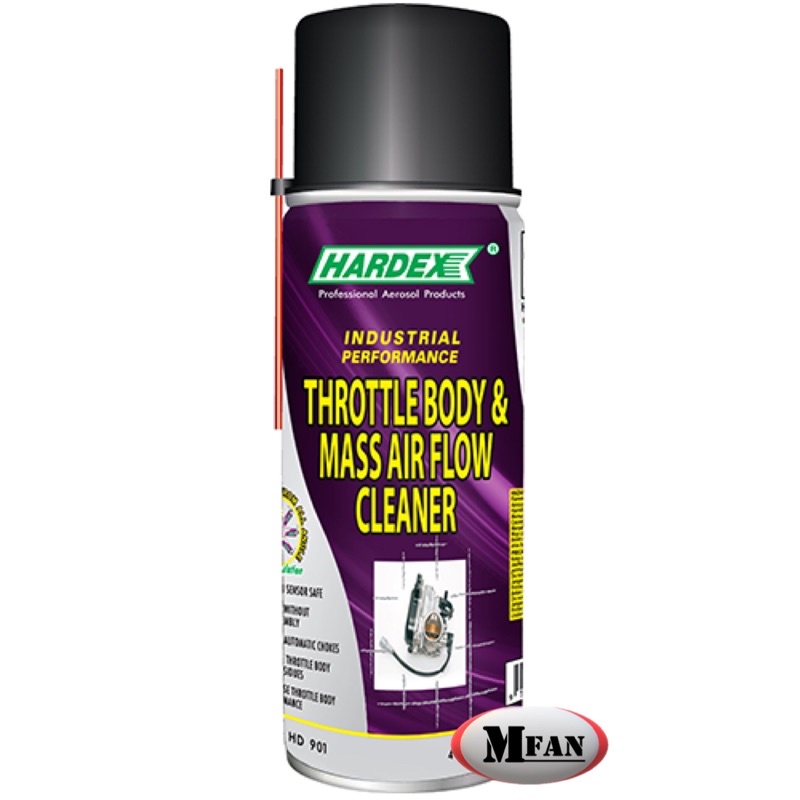 HARDEX THROTTLE BODY&MASS AIR FLOW CLEANER 400ML Shopee Malaysia