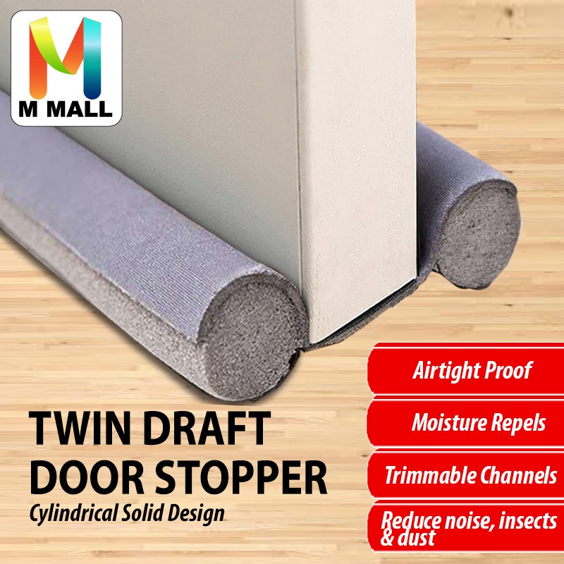 M Mall High Quality Flexible Twin Draft Dodger Guard Door Stopper