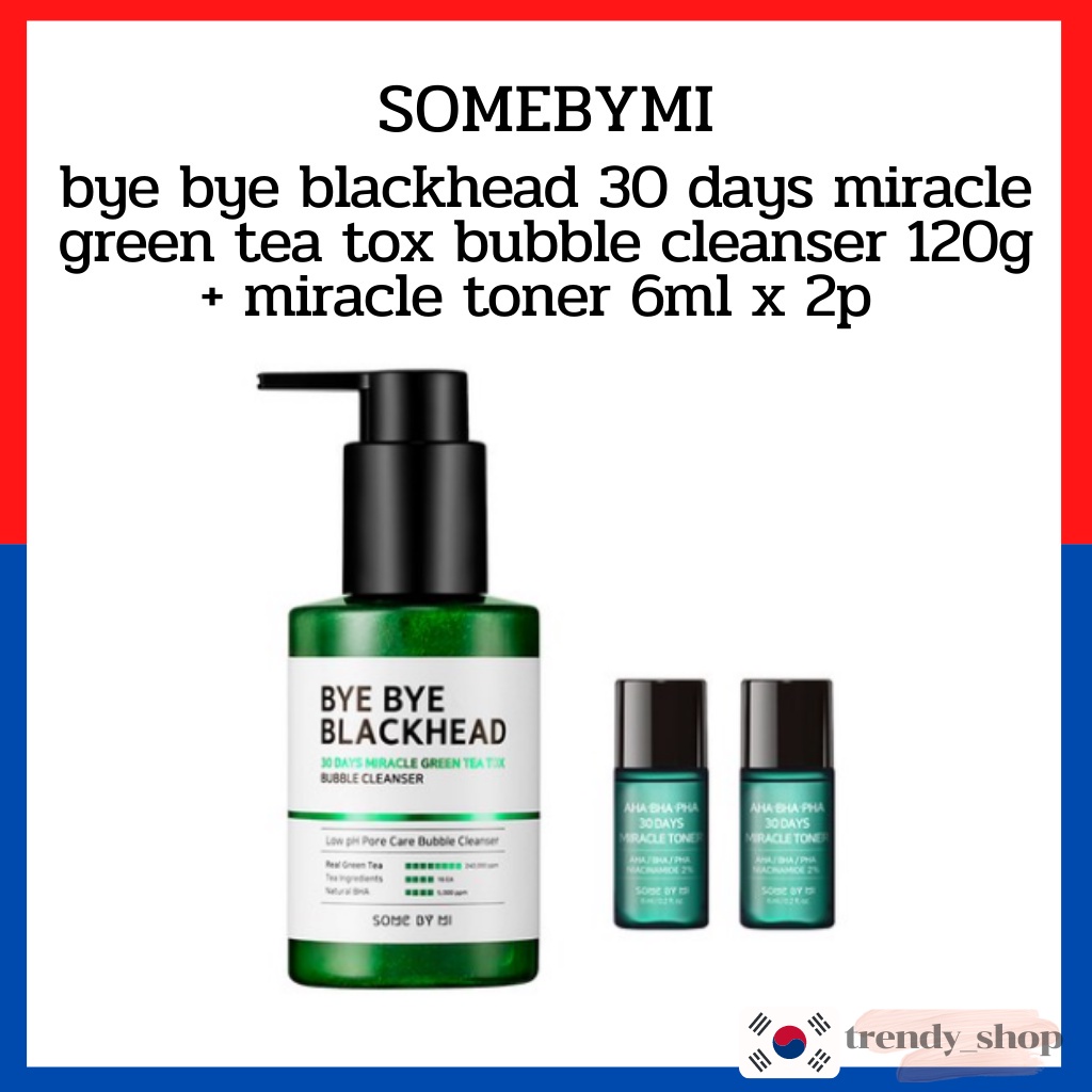 [SOMEBYMI] Bye Blackhead 30th Miracle Green Tea Toxic Cleanser 120g
