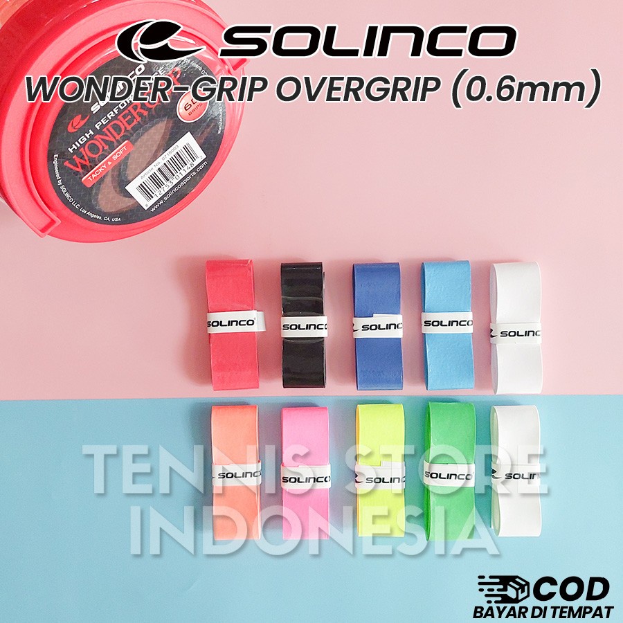 Original Solinco Wonder Tennis Grip Tacky Soft Badminton Overgrip