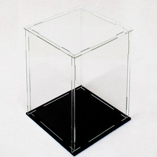 Clear Acrylic Plastic Display Case Perspex Box Dustproof Transparent ...