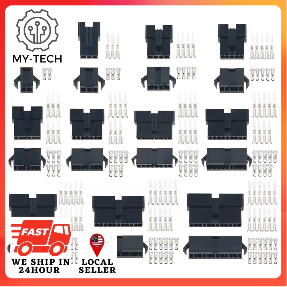 Set Mm Jst Sm Connector Plug Pitch Female And Male Housing