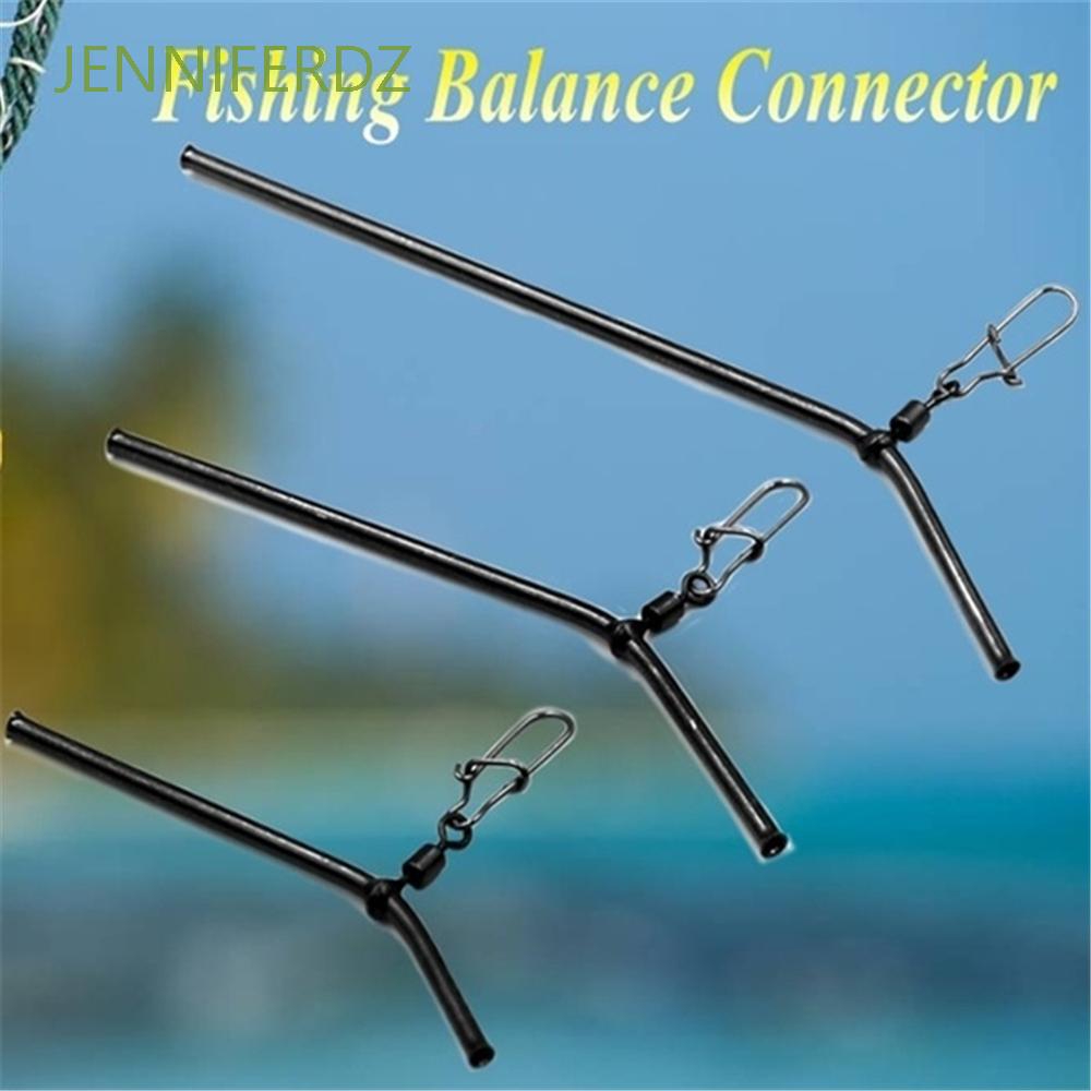 5x Small Brass Tube Fishing Balance Connector Tackle Anti Tangle Booms Accessory