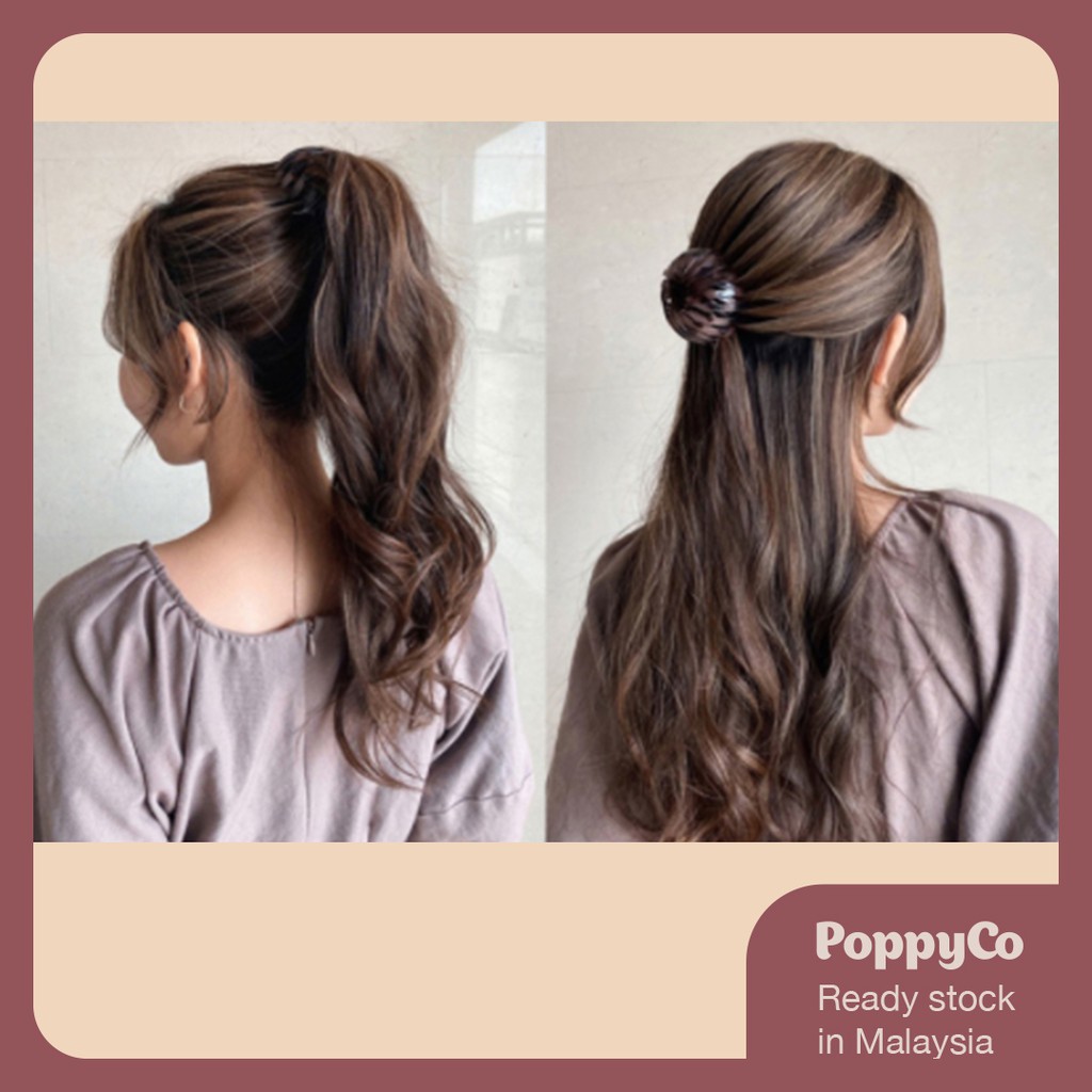 Ready Stock] Korean Style Grab Ball Head Hair Styles Tool Ponytail Hair Tie  Lazy Hair Accessories | Shopee Malaysia