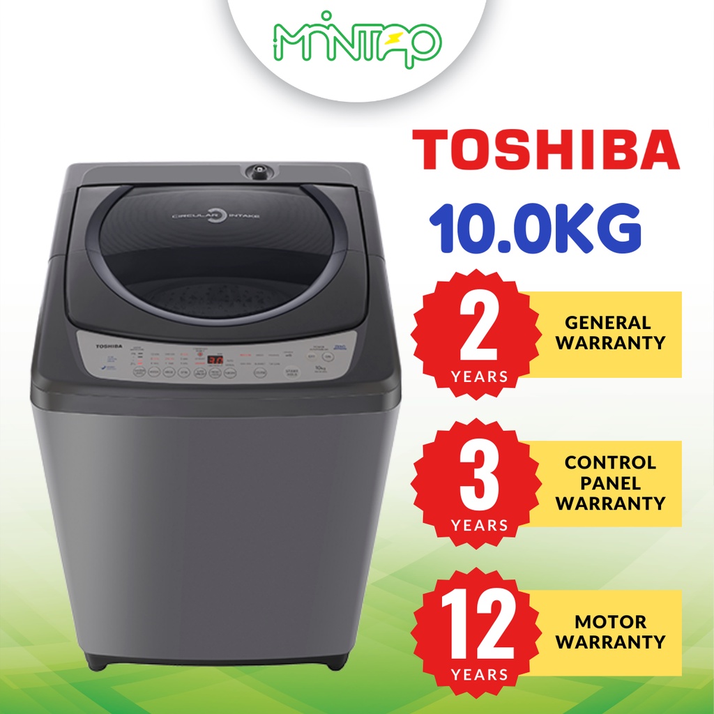 TOSHIBA HYDRO TWIN POWER WASHER CONDENSED BUBBLE WASH WASHER (10KG