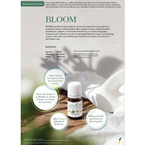 BLOOM By Young Living Essential Oil ubicaciondepersonas.cdmx.gob.mx