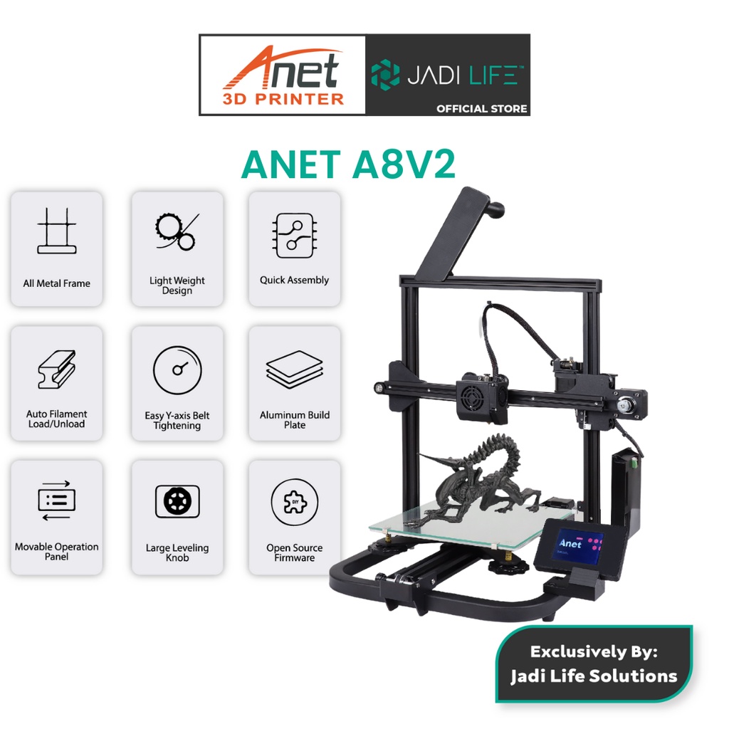 Anet A8 V2 High Precision 3D Printer