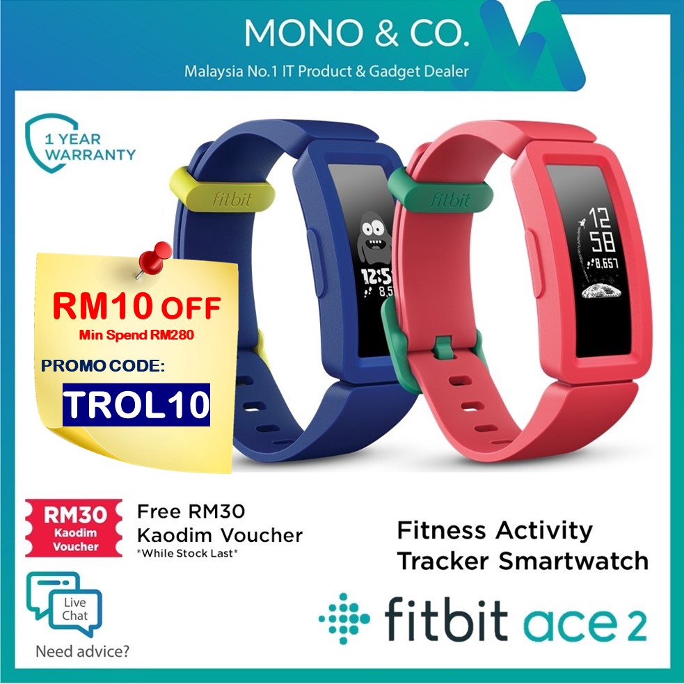 fitbit ace 2 gps tracking