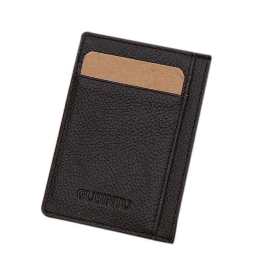 Men Leather Wallet Fashion Short Bifold Men Wallets Casual Zipper Slim Male Purse!   s Money Bag Credit Card Holder 2 Color - 